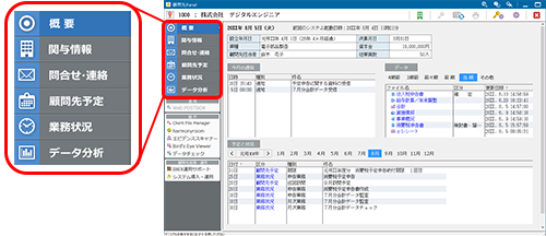 顧問先情報を統合管理