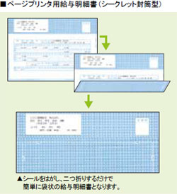 ページプリンター用給与明細書